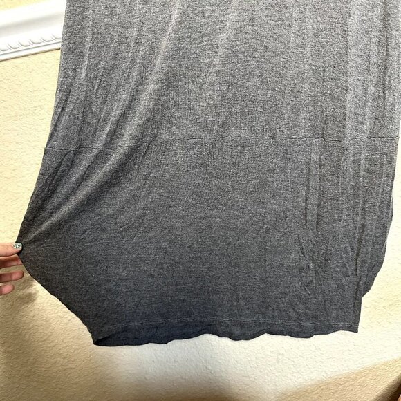 J Mode USA Women Medium Gray Shirt Dress Long Sleeve W/ Pockets 3/4 Sleeve SOFT - Picture 8 of 8